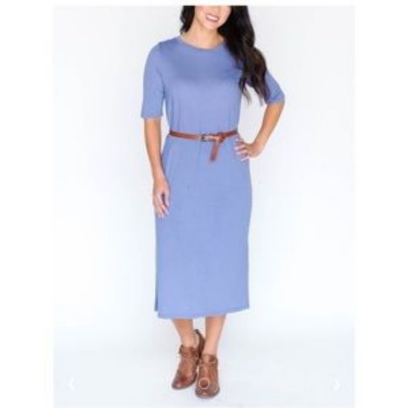 NWT Agnes and Dora Periwinkle Lee Dress - Picture 3 of 3